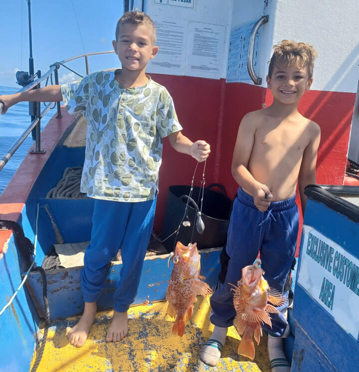 www.pescaturismocanarias.com/fr/iles-canaries sorties de pêche à La Palma depuis Tazacorte