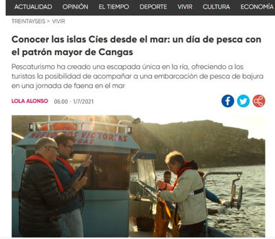 www.pechetourisme-espagne.fr Nouvelles, vidéos et reportages de El Español sur Pêchetourisme Espagne (Pescaturismo)