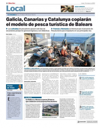 www.pechetourisme-espagne.fr Nouvelles, vidéos et reportages de Última Hora sur Pêchetourisme Espagne (Pescaturismo)